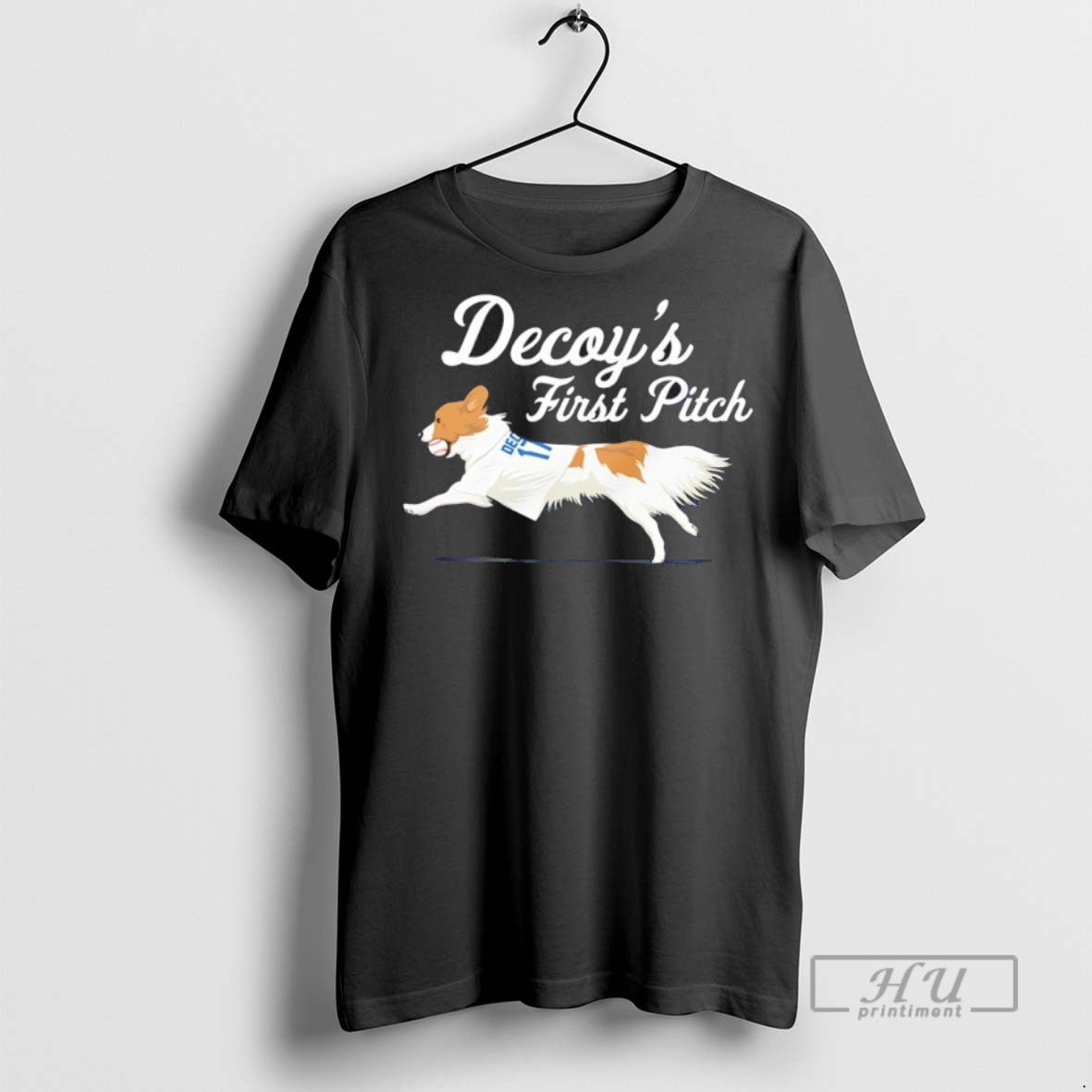 New Decoys First Pitch Los Angeles Dodgers Baseball - Adult & Kids T-Shirts, Sweatshirts & Hoodies apparel design preview 1