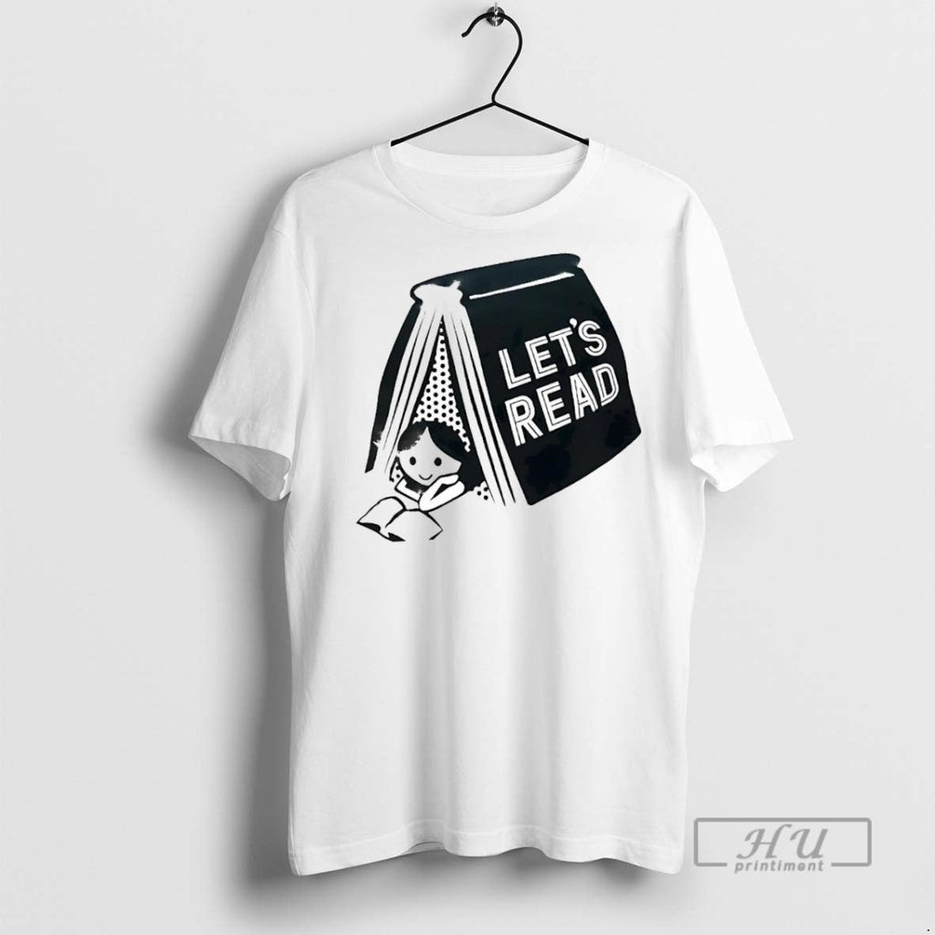 New Derek Luh Wearing Lets Read Book - Adult & Kids T-Shirts, Sweatshirts & Hoodies apparel design preview 1