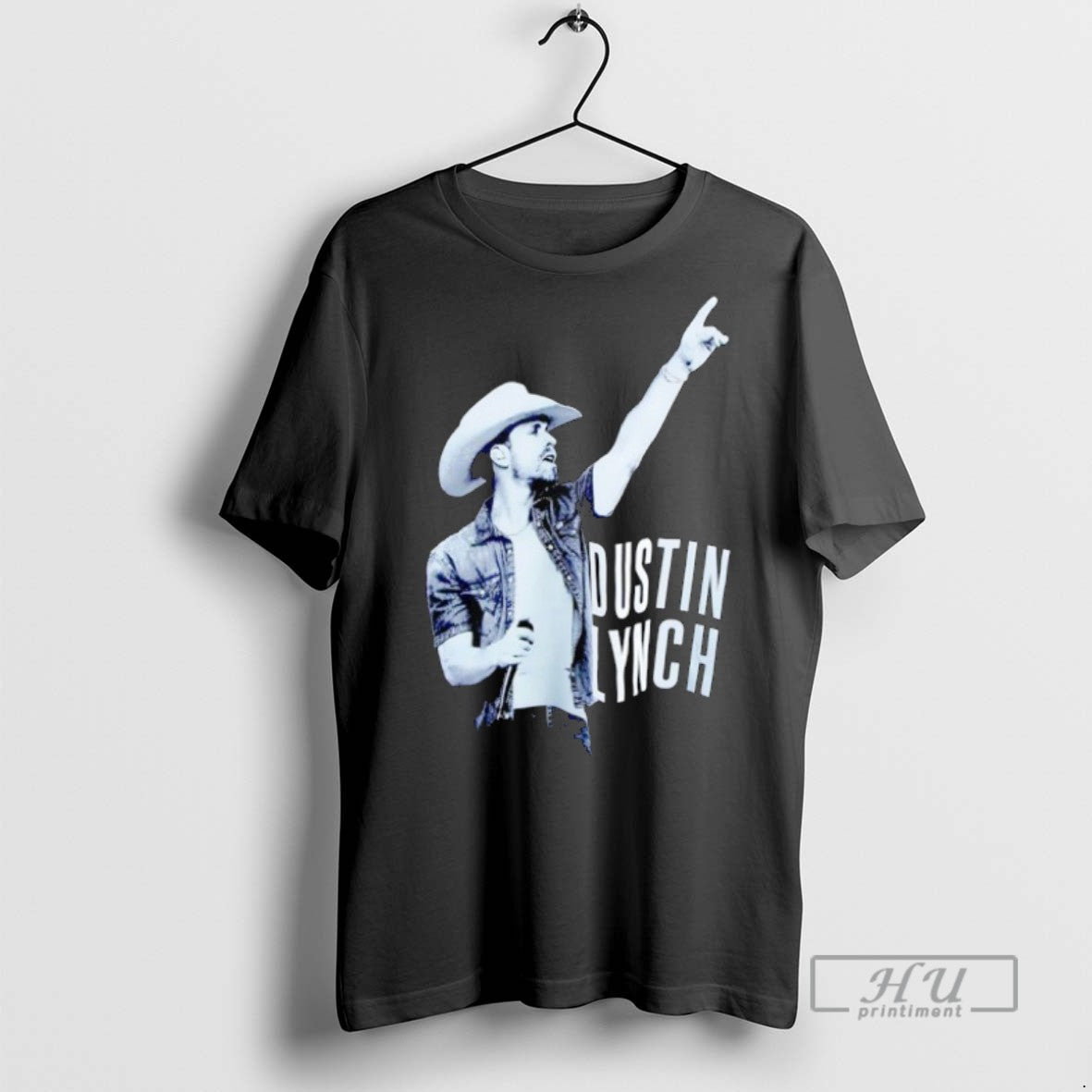 New Dustin Lynch Portrait - Adult & Kids T-Shirts, Sweatshirts & Hoodies apparel design preview 1