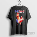 New F Caw America Flag Chicken - Adult & Kids T-Shirts, Sweatshirts & Hoodies apparel design preview 1