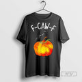 New F Caw Crow Pumpkin Halloween - Adult & Kids T-Shirts, Sweatshirts & Hoodies apparel design preview 1