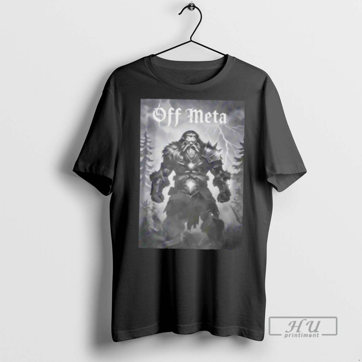 New Fierce Warrior Off Meta - Adult & Kids T-Shirts, Sweatshirts & Hoodies apparel design preview 1