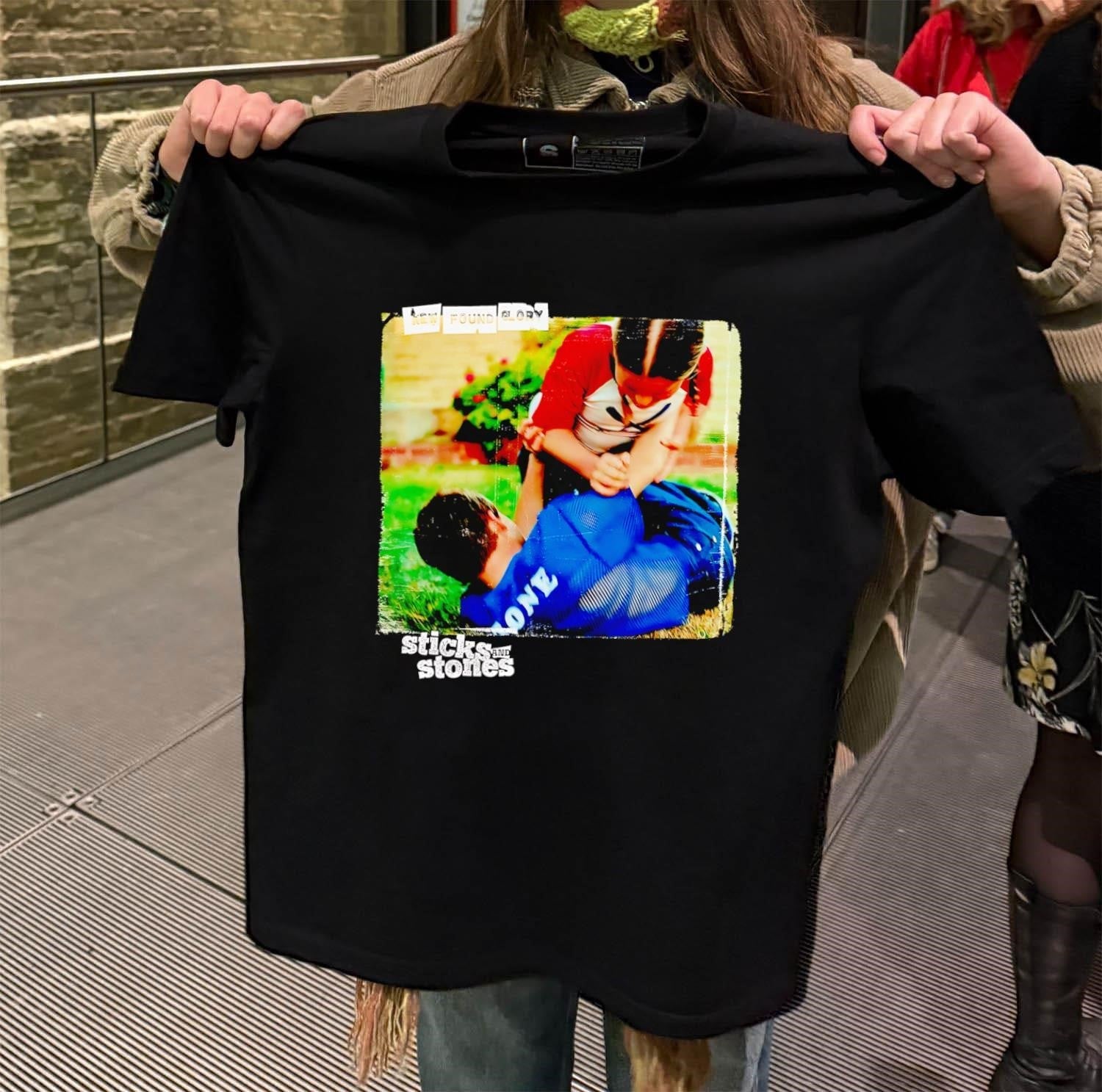 New Found Glory Sticks And Stones Album Cover Art - Adult & Kids T-Shirts, Sweatshirts & Hoodies apparel design preview 2