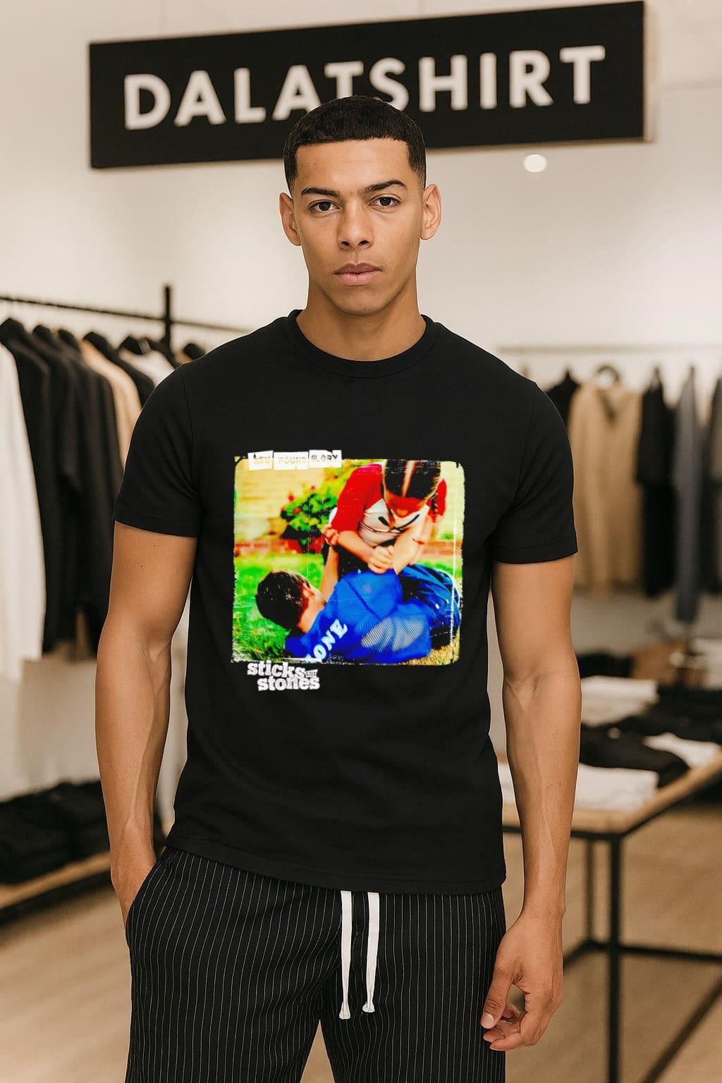 New Found Glory Sticks And Stones Album Cover Art - Adult & Kids T-Shirts, Sweatshirts & Hoodies apparel design preview 1