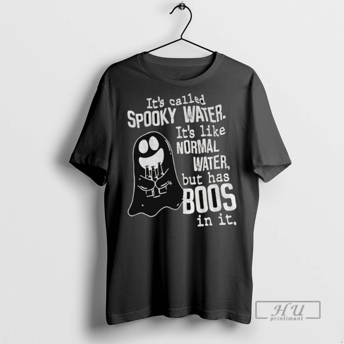 New Ghost Its Called Spooky Water Like Normal But Has - Adult & Kids T-Shirts, Sweatshirts & Hoodies apparel design preview 1