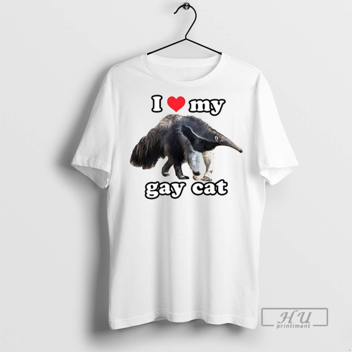 New Giant Anteater I Love My Gay Cat Ceramic And - Adult & Kids T-Shirts, Sweatshirts & Hoodies apparel design preview 1