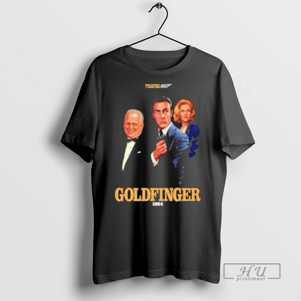 New Goldfinger 1964 Sean Connery As James Bond 007 - Adult & Kids T-Shirts, Sweatshirts & Hoodies apparel design preview 1