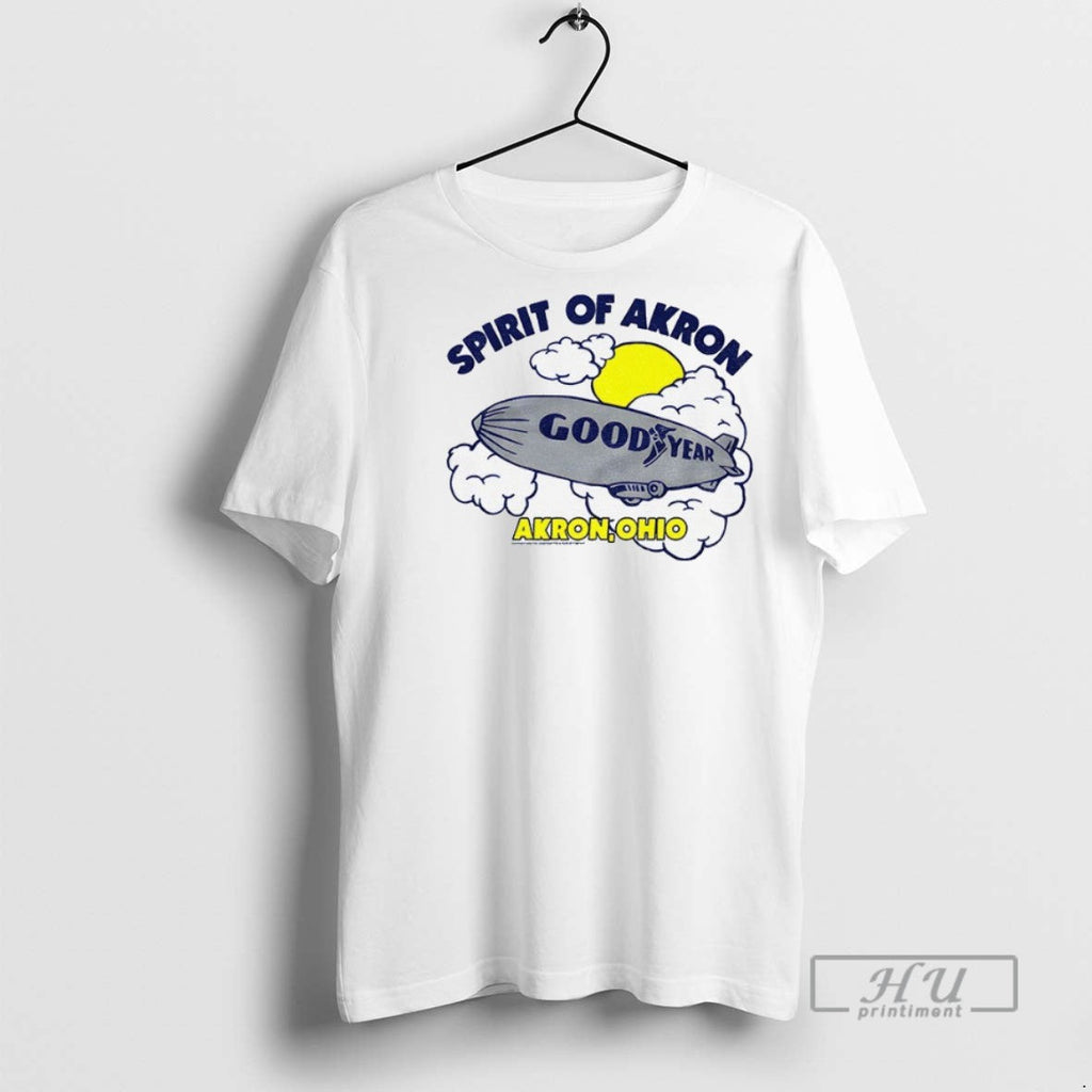 New Goodyear Spirit Of Akron Ohio Blimp - Adult & Kids T-Shirts, Sweatshirts & Hoodies apparel design preview 1