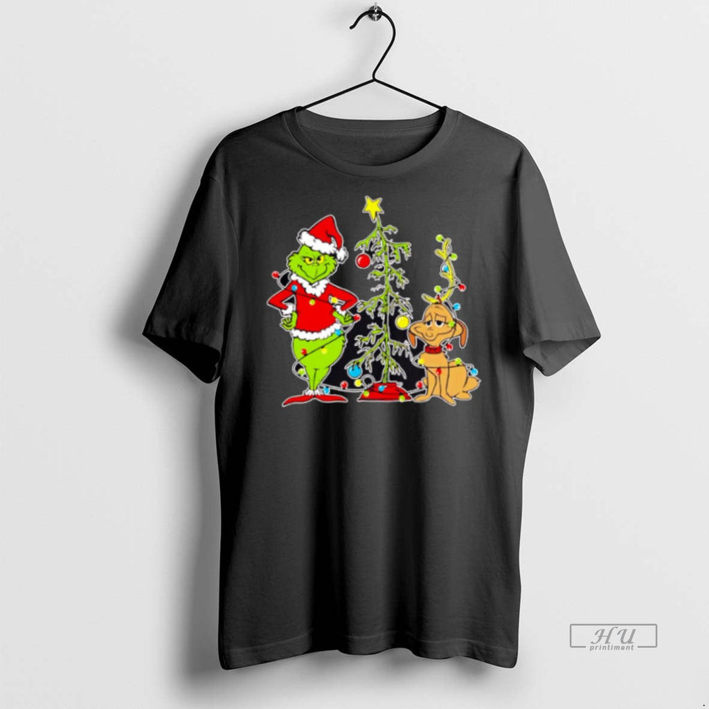 New Grinch Dog Max Light Christmas 2025 Graphic - Adult & Kids T-Shirts, Sweatshirts & Hoodies apparel design preview 1
