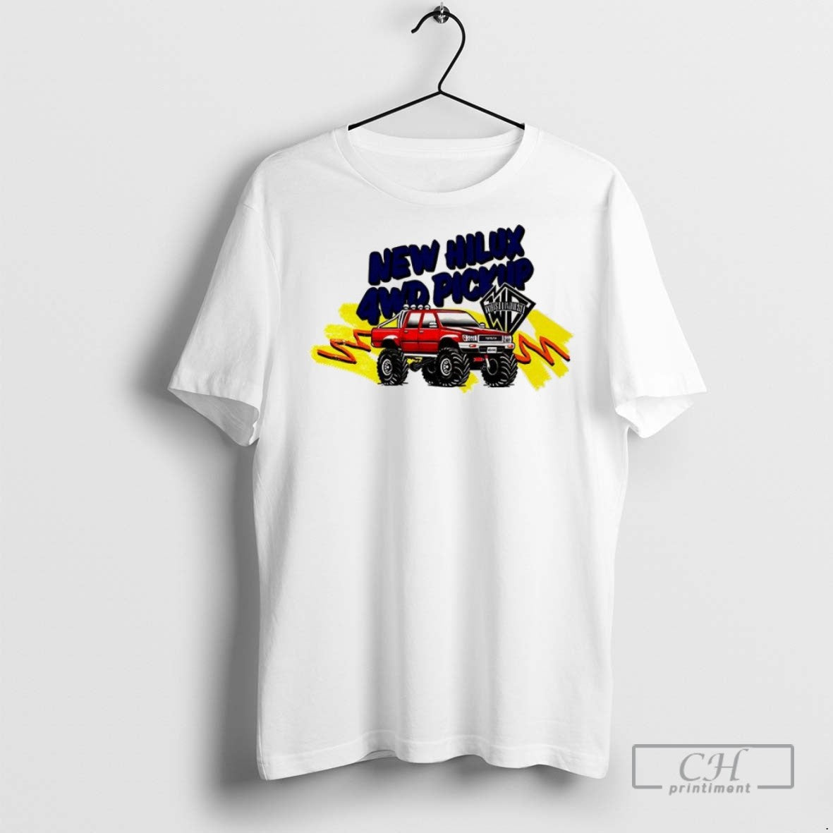 New Hilux 4wd Pickup - Adult & Kids T-Shirts, Sweatshirts & Hoodies apparel design preview 1