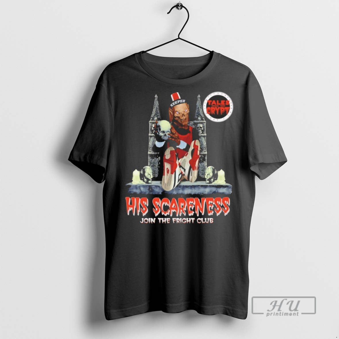 New His Scareness Join The Fright Club - Adult & Kids T-Shirts, Sweatshirts & Hoodies apparel design preview 1