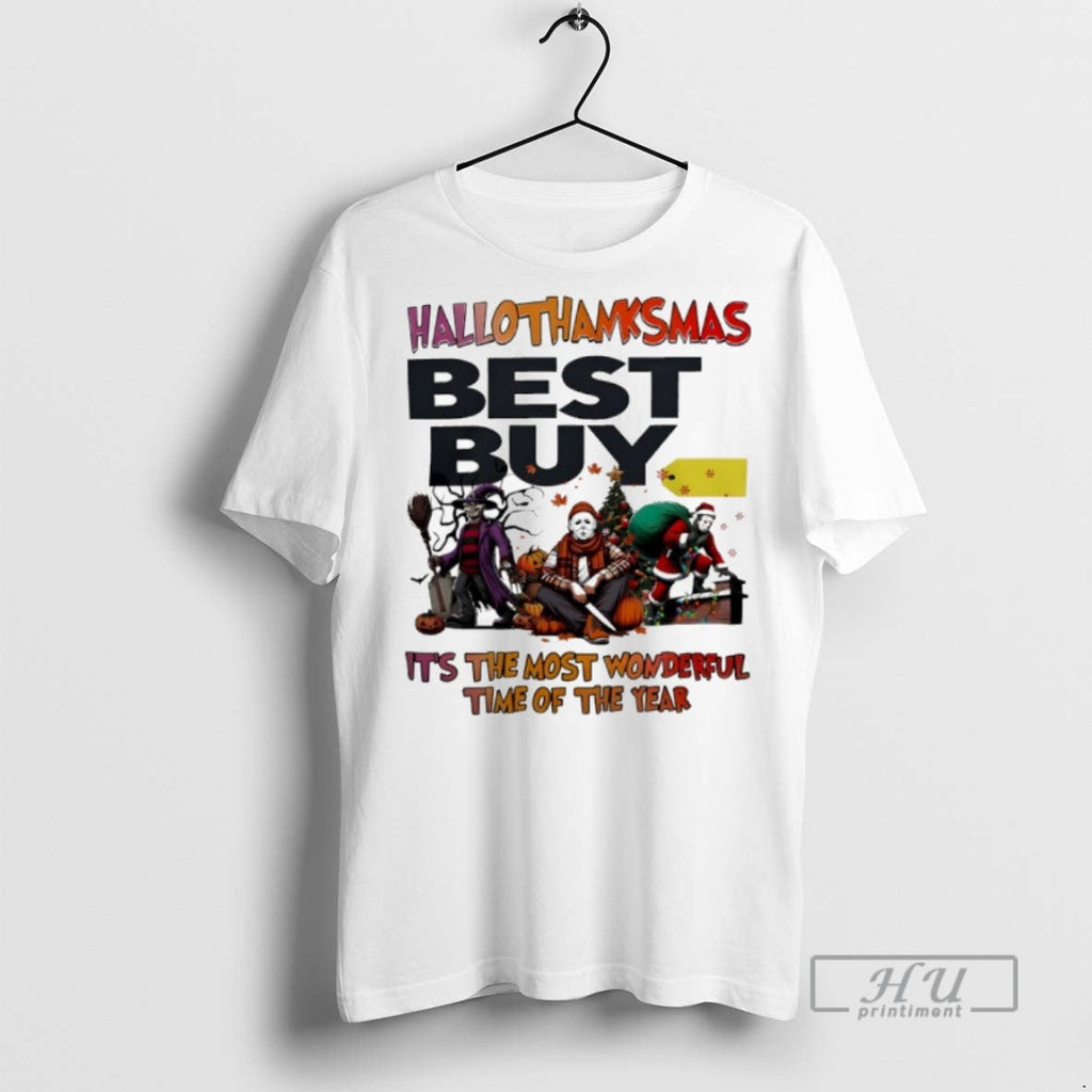 New Horror Movies Best Buy Hallothanksmas Its The - Adult & Kids T-Shirts, Sweatshirts & Hoodies apparel design preview 1