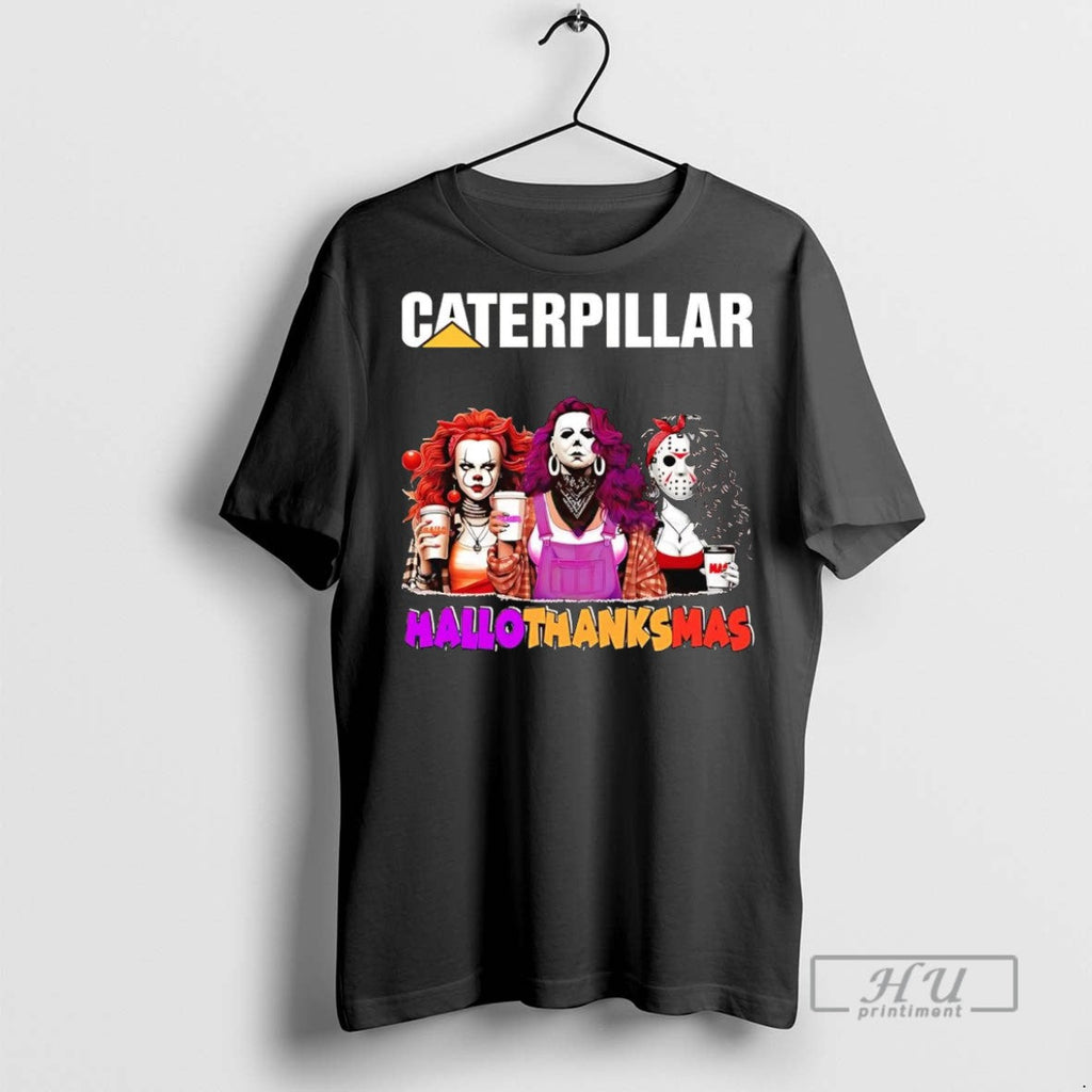 New Horror Girls Caterpillar Hallothanksmas - Adult & Kids T-Shirts, Sweatshirts & Hoodies apparel design preview 1