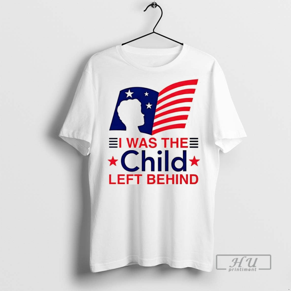 New I Was The Child Left Behind Flag - Adult & Kids T-Shirts, Sweatshirts & Hoodies apparel design preview 1