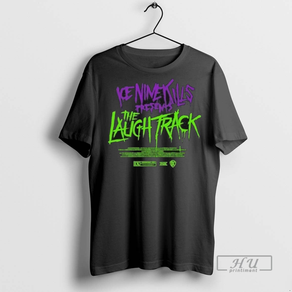 New Ice Nine Kills Presents The Laugh Track Dance - Adult & Kids T-Shirts, Sweatshirts & Hoodies apparel design preview 1