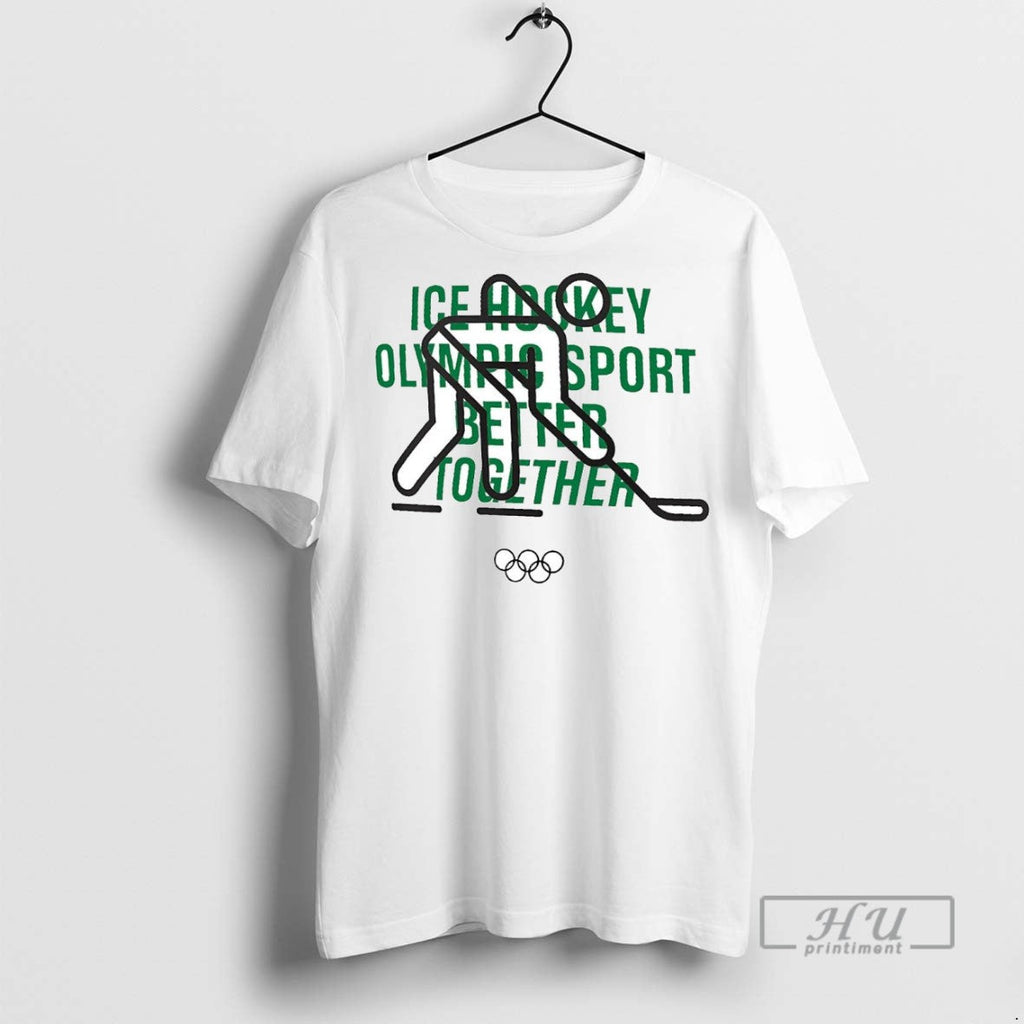 New Ice Hockey Olympic Sport Better Together - Adult & Kids T-Shirts, Sweatshirts & Hoodies apparel design preview 1