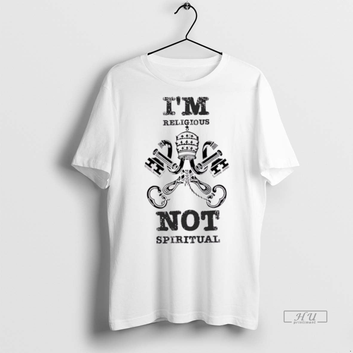 New Im Religious Not Spiritual Graphic Sweater - Adult & Kids T-Shirts, Sweatshirts & Hoodies apparel design preview 1