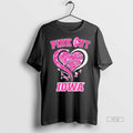 New Iowa Hawkeyes Pink Out Breast Cancer Graphic - Adult & Kids T-Shirts, Sweatshirts & Hoodies apparel design preview 1