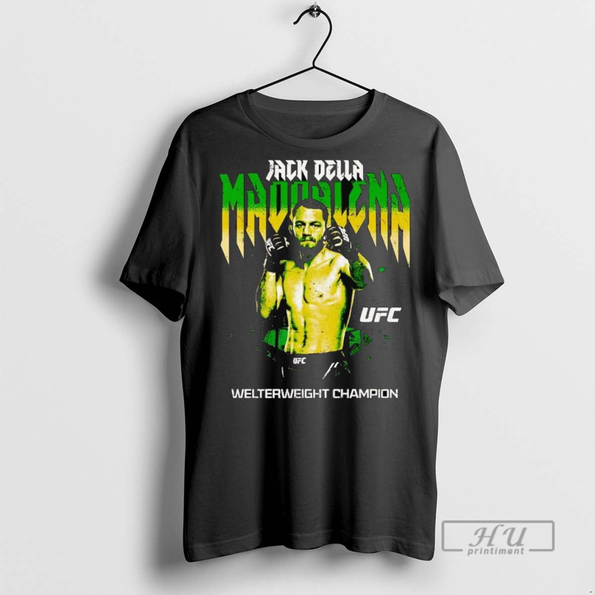 New Jack Della Fighter Pose Welterweight Champion - Adult & Kids T-Shirts, Sweatshirts & Hoodies apparel design preview 1