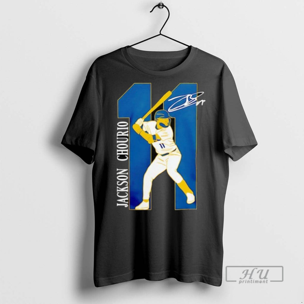 New Jackson Chourio Milwaukee Brewers Baseball - Adult & Kids T-Shirts, Sweatshirts & Hoodies apparel design preview 1