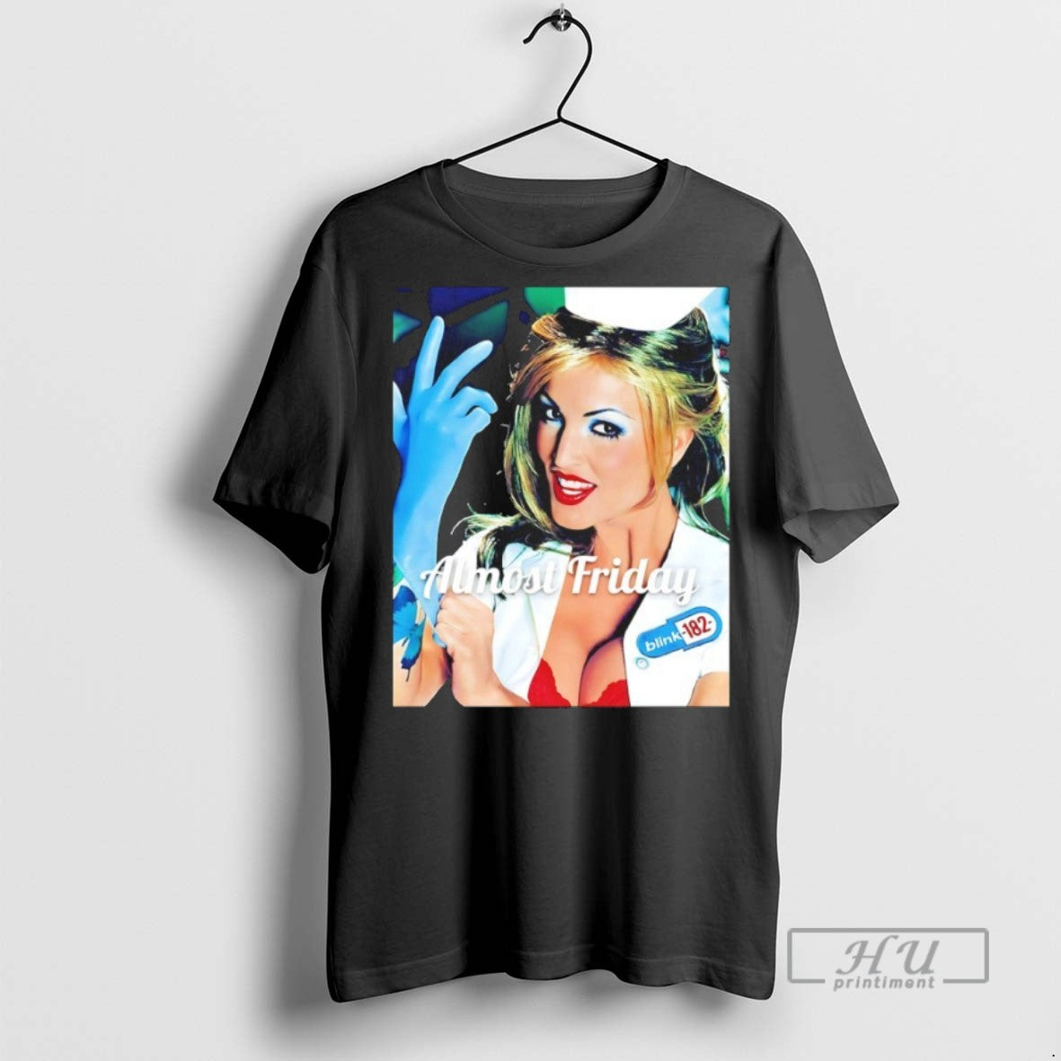 New Janine Lindemulder Blink 182 Almost Friday - Adult & Kids T-Shirts, Sweatshirts & Hoodies apparel design preview 1
