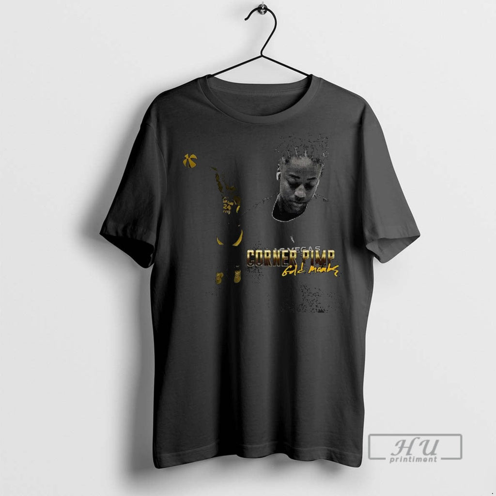 New Jewell Loyd Las Vegas Aces Wnba Corner Pimp Gold - Adult & Kids T-Shirts, Sweatshirts & Hoodies apparel design preview 1