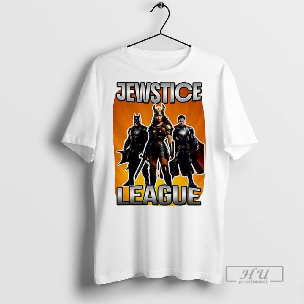 New Jewstice League Justice Parody - Adult & Kids T-Shirts, Sweatshirts & Hoodies apparel design preview 1
