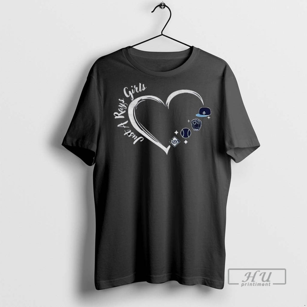New Just A Rays Girl Tampa Bay Mlb Baseball - Adult & Kids T-Shirts, Sweatshirts & Hoodies apparel design preview 1