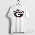 New Justin Williams God Is A G Georgia Bulldogs - Adult & Kids T-Shirts, Sweatshirts & Hoodies apparel design preview 1