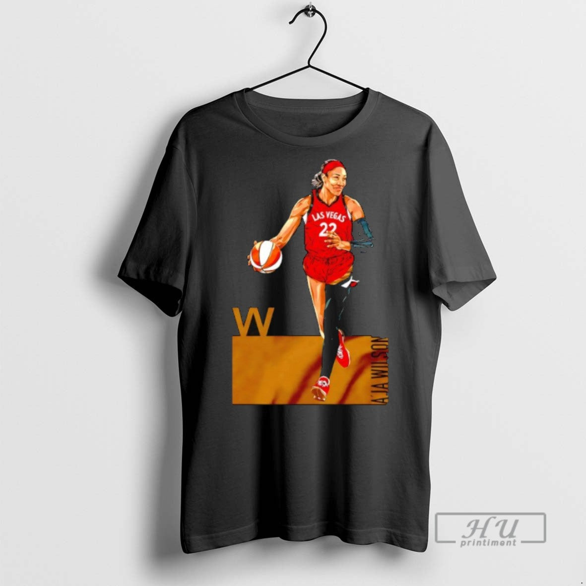 New Las Vegas Aces Aja Wilson 22 - Adult & Kids T-Shirts, Sweatshirts & Hoodies apparel design preview 1