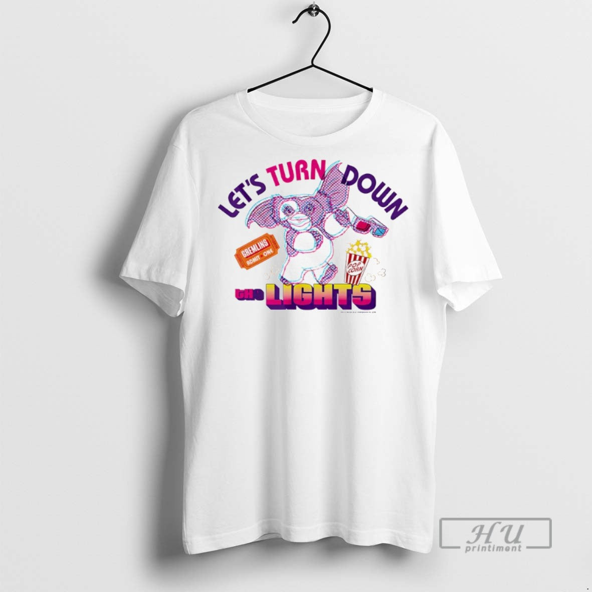 New Lets Turn Down The Lights Gremlins - Adult & Kids T-Shirts, Sweatshirts & Hoodies apparel design preview 1