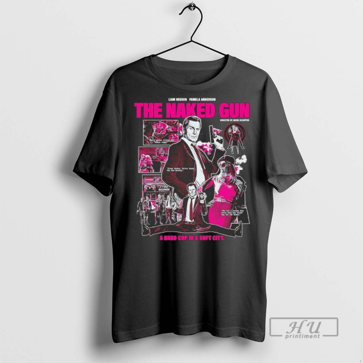 New Liam Neeson Pamela Anderson The Naked Gun - Adult & Kids T-Shirts, Sweatshirts & Hoodies apparel design preview 1