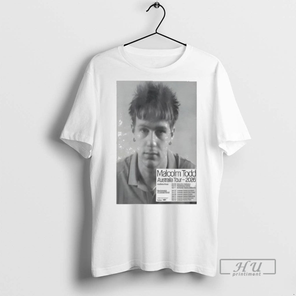 New Malcolm Todd Australia Tour February 2026 Dates - Adult & Kids T-Shirts, Sweatshirts & Hoodies apparel design preview 1