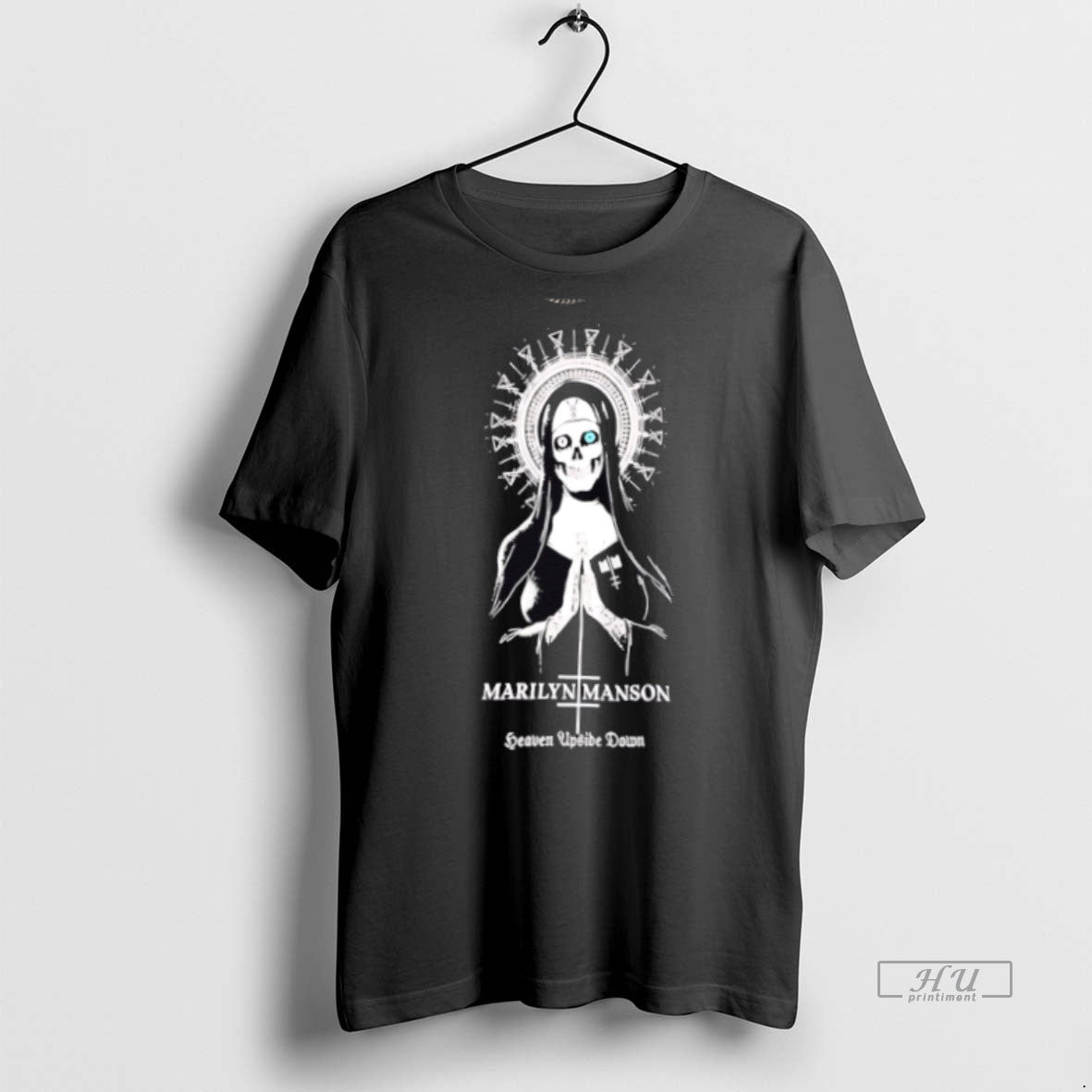 New Marilyn Manson Heaven Upside Down Graphic Sweater - Adult & Kids T-Shirts, Sweatshirts & Hoodies apparel design preview 1