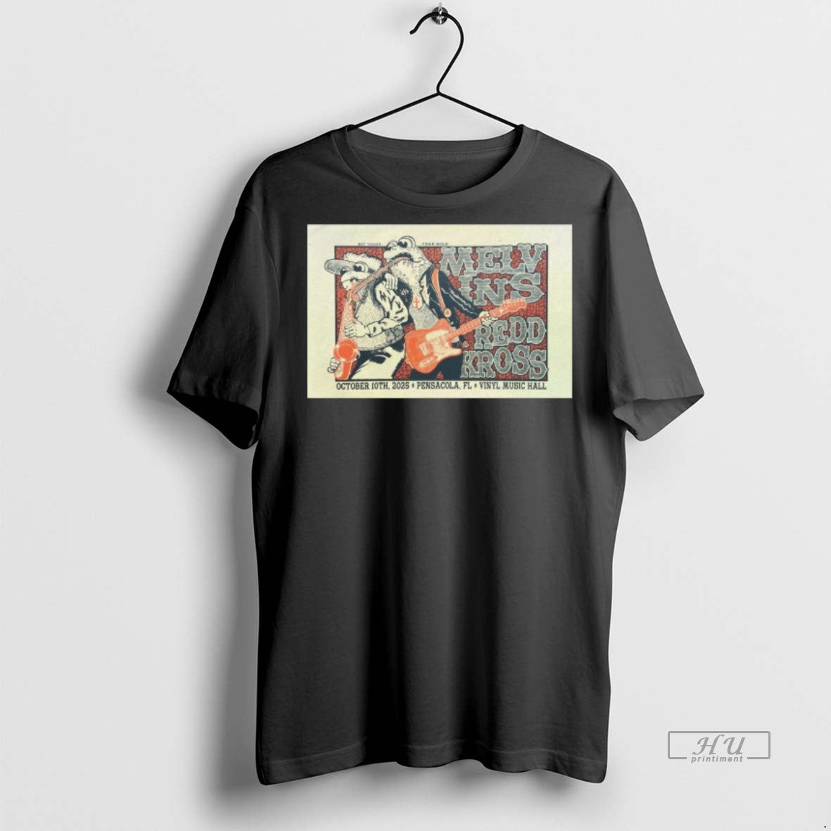 New Melvins And Redd Kross October 10th 2025 - Adult & Kids T-Shirts, Sweatshirts & Hoodies apparel design preview 1