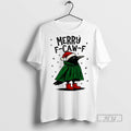 New Merry F Caw Christmas - Adult & Kids T-Shirts, Sweatshirts & Hoodies apparel design preview 1