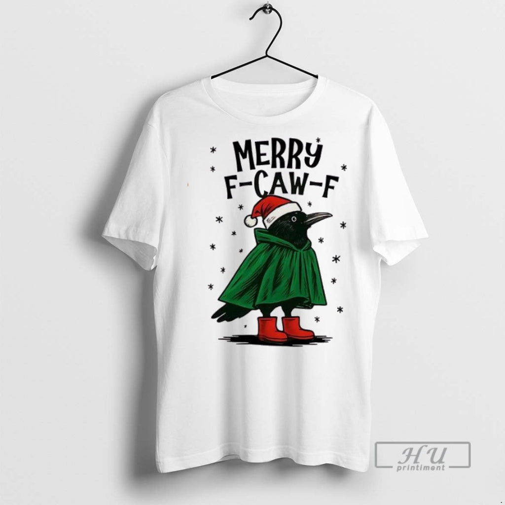 New Merry F Caw - Adult & Kids T-Shirts, Sweatshirts & Hoodies apparel design preview 1