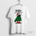 New Merry F Caw Funny Christmas - Adult & Kids T-Shirts, Sweatshirts & Hoodies apparel design preview 1