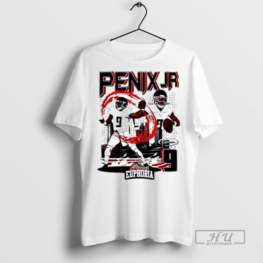 New Michael Penix Jr Atlanta Falcons Player Graphic - Adult & Kids T-Shirts, Sweatshirts & Hoodies apparel design preview 1