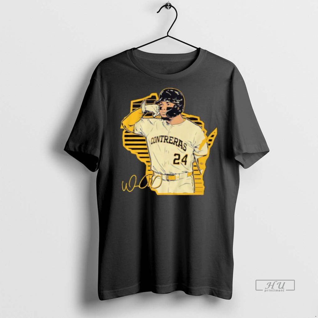 New Milwaukee Brewers William Contreras Signature - Adult & Kids T-Shirts, Sweatshirts & Hoodies apparel design preview 1