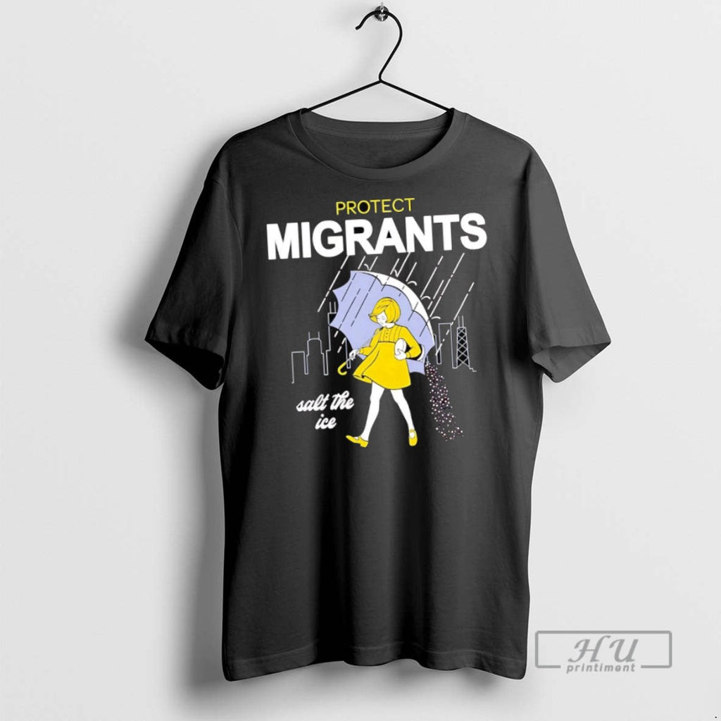 New Morton Salt Girl Protect Migrants The Ice - Adult & Kids T-Shirts, Sweatshirts & Hoodies apparel design preview 1