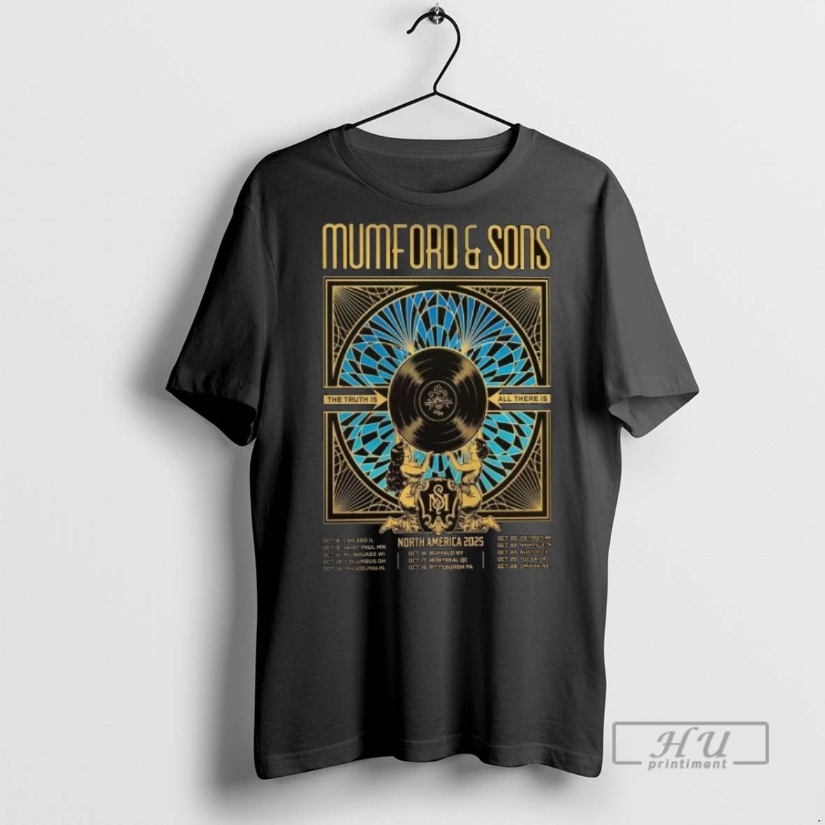 New Mumford Sons October 11 2025 Milwaukee Wi Long - Adult & Kids T-Shirts, Sweatshirts & Hoodies apparel design preview 1