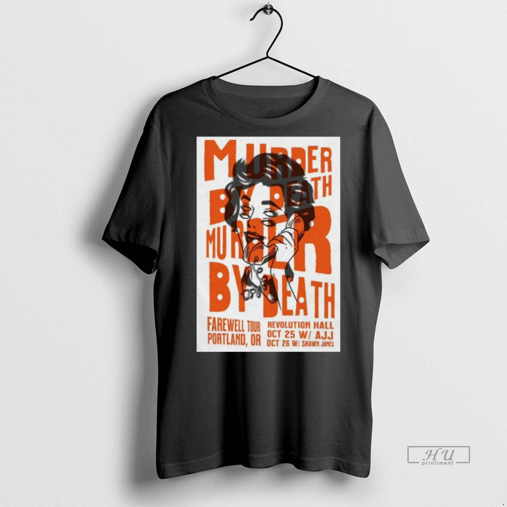 New Murder By Death Farewell Tour October 25 26 2025 - Adult & Kids T-Shirts, Sweatshirts & Hoodies apparel design preview 1