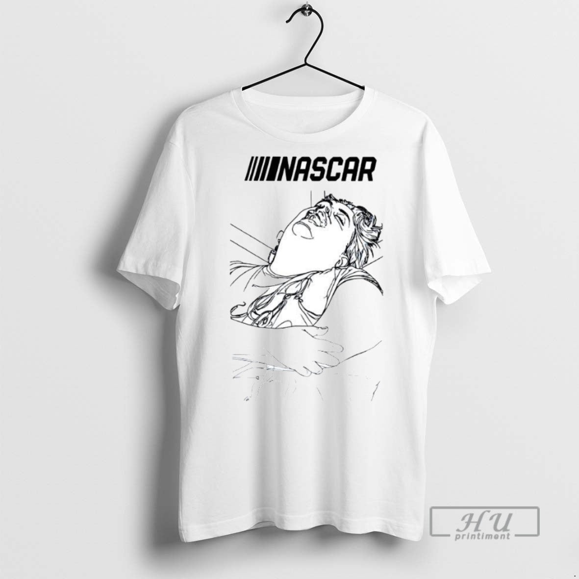 New Nascar Driver Injured Sleeping In Hospital Bed - Adult & Kids T-Shirts, Sweatshirts & Hoodies apparel design preview 1
