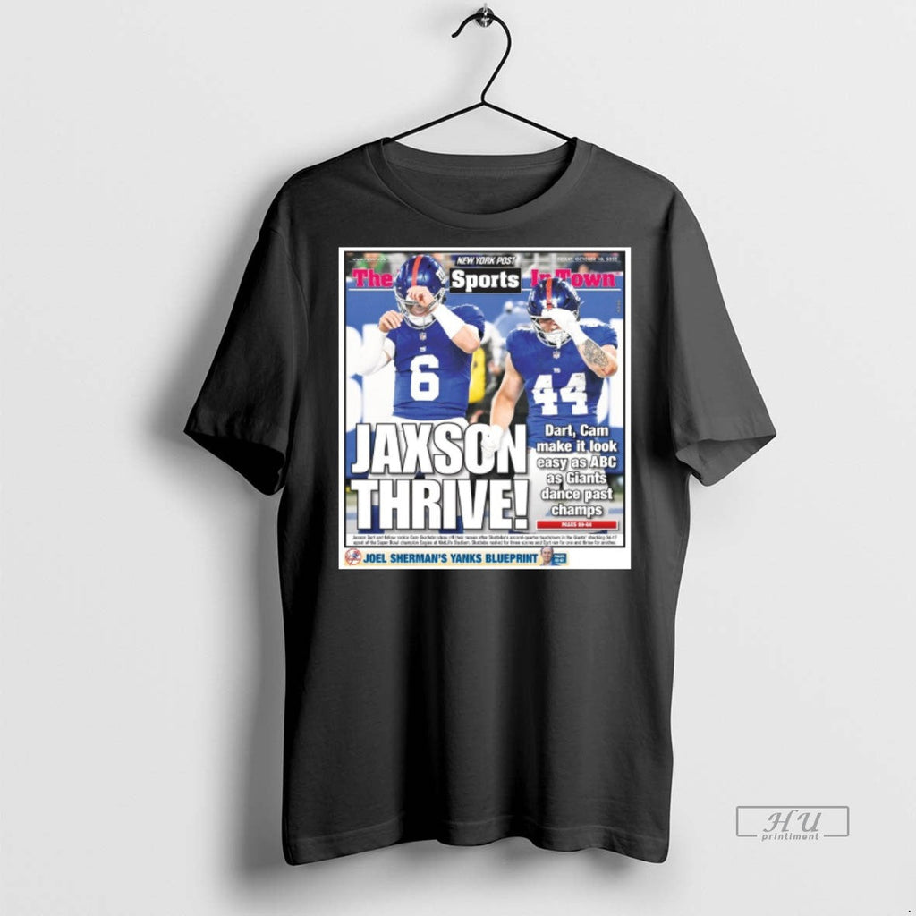 New York Post Sports Jaxson Thive Dart Cam Make It - Adult & Kids T-Shirts, Sweatshirts & Hoodies apparel design preview 1