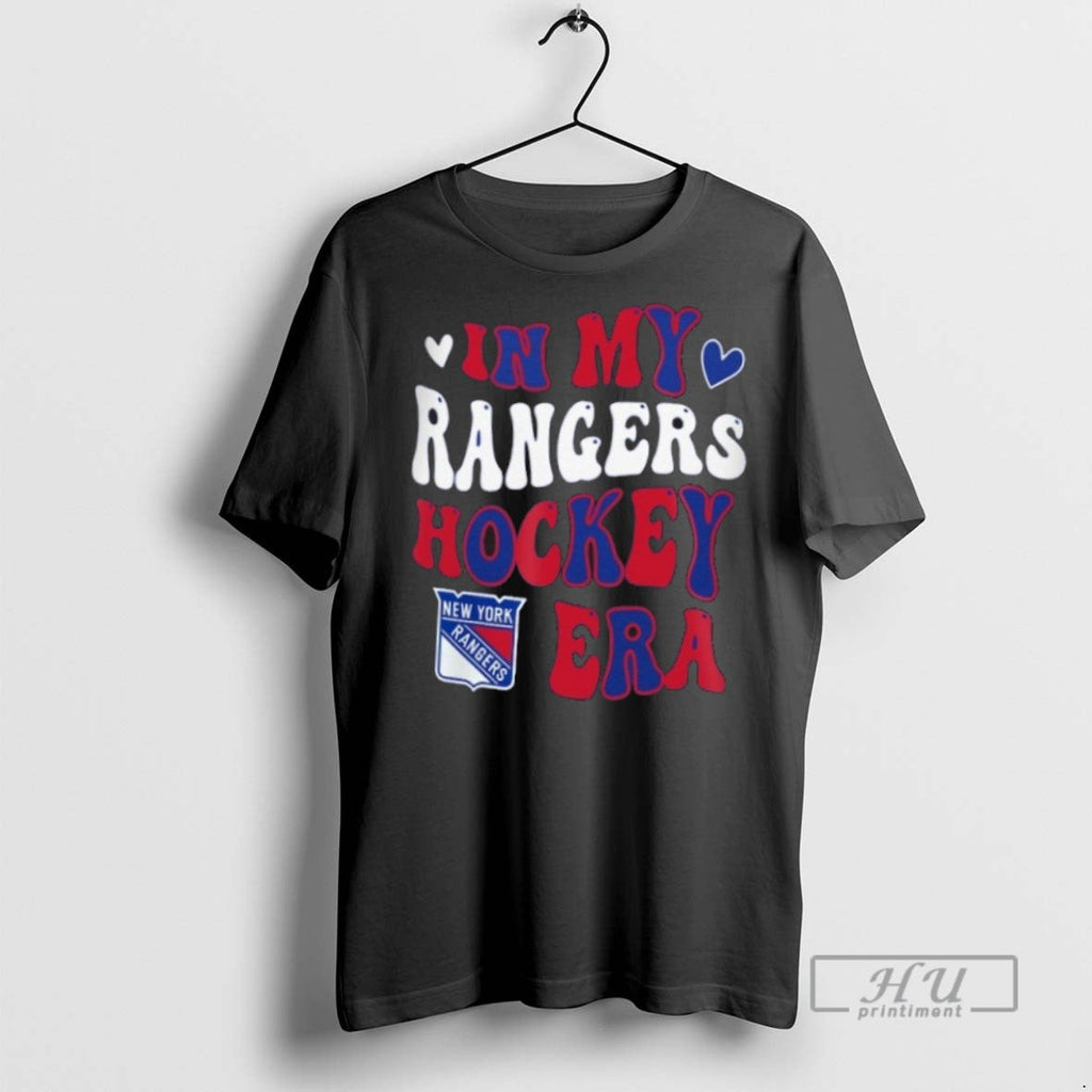 New York Rangers In My Hockey Era - Adult & Kids T-Shirts, Sweatshirts & Hoodies apparel design preview 1