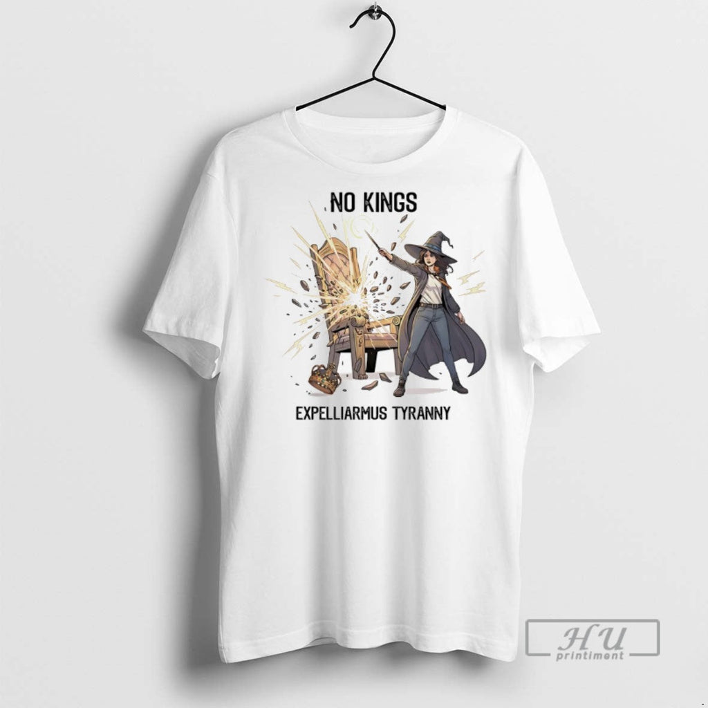 New No Kings Expelliarmus Tyranny - Adult & Kids T-Shirts, Sweatshirts & Hoodies apparel design preview 1