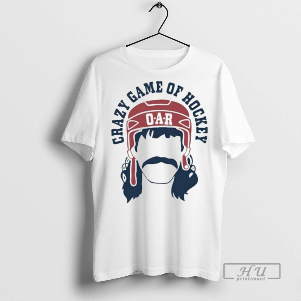 New Oar Crazy Game Of Hockey - Adult & Kids T-Shirts, Sweatshirts & Hoodies apparel design preview 1