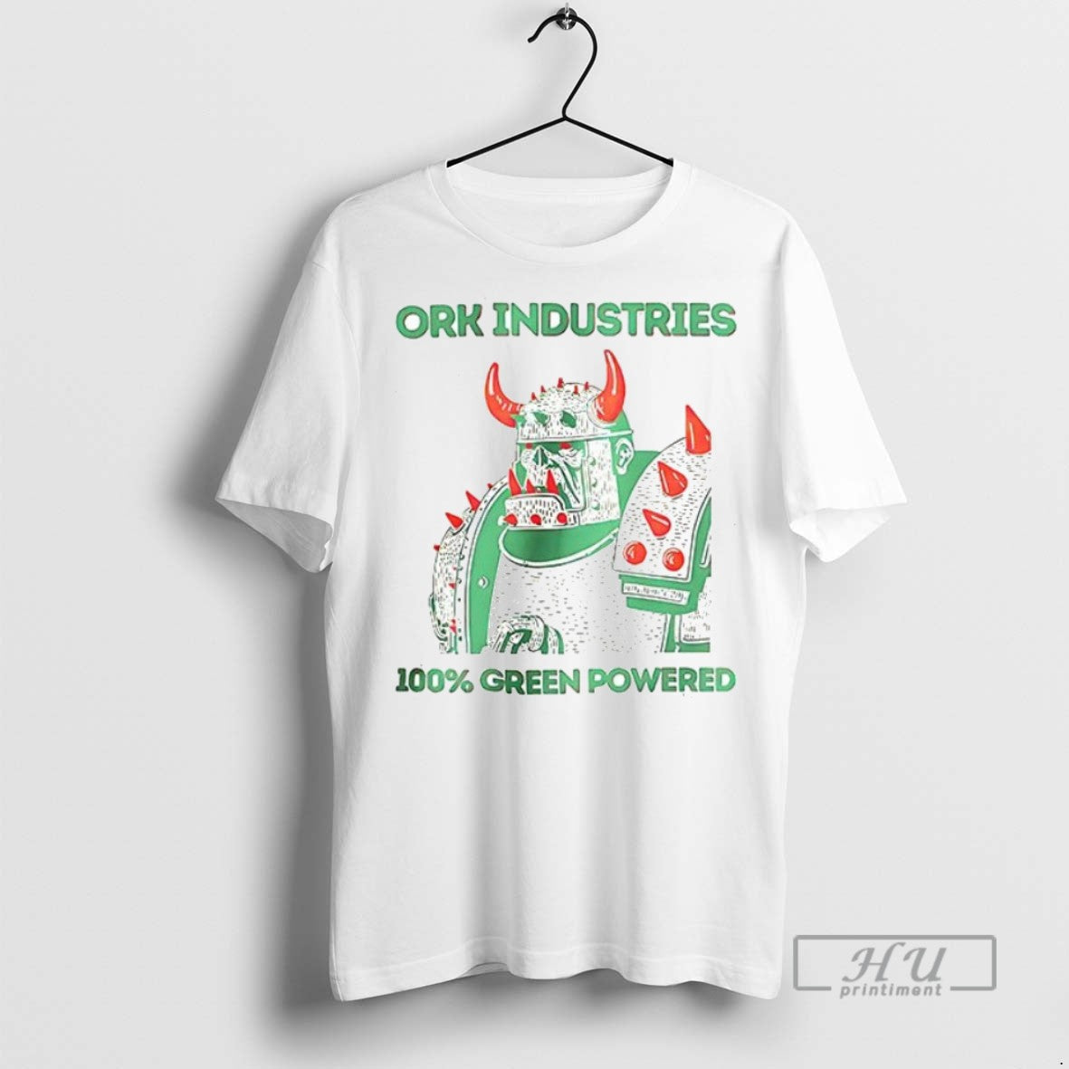 New Ork Industries 100 Green Powered Ceramic And - Adult & Kids T-Shirts, Sweatshirts & Hoodies apparel design preview 1