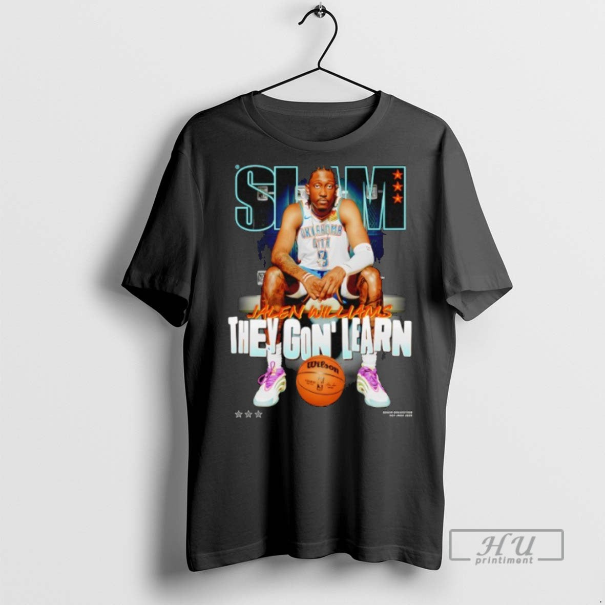 New Oklahoma City Thunder Jalen Williams Slam October - Adult & Kids T-Shirts, Sweatshirts & Hoodies apparel design preview 1